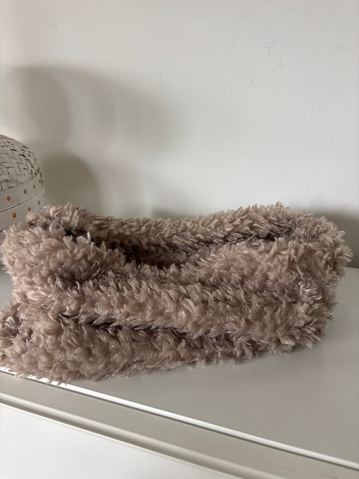 Zachte teddy sjaal, Kleding | Dames, Ophalen of Verzenden, Zo goed als nieuw, Maat 38/40 (M), Sjaal