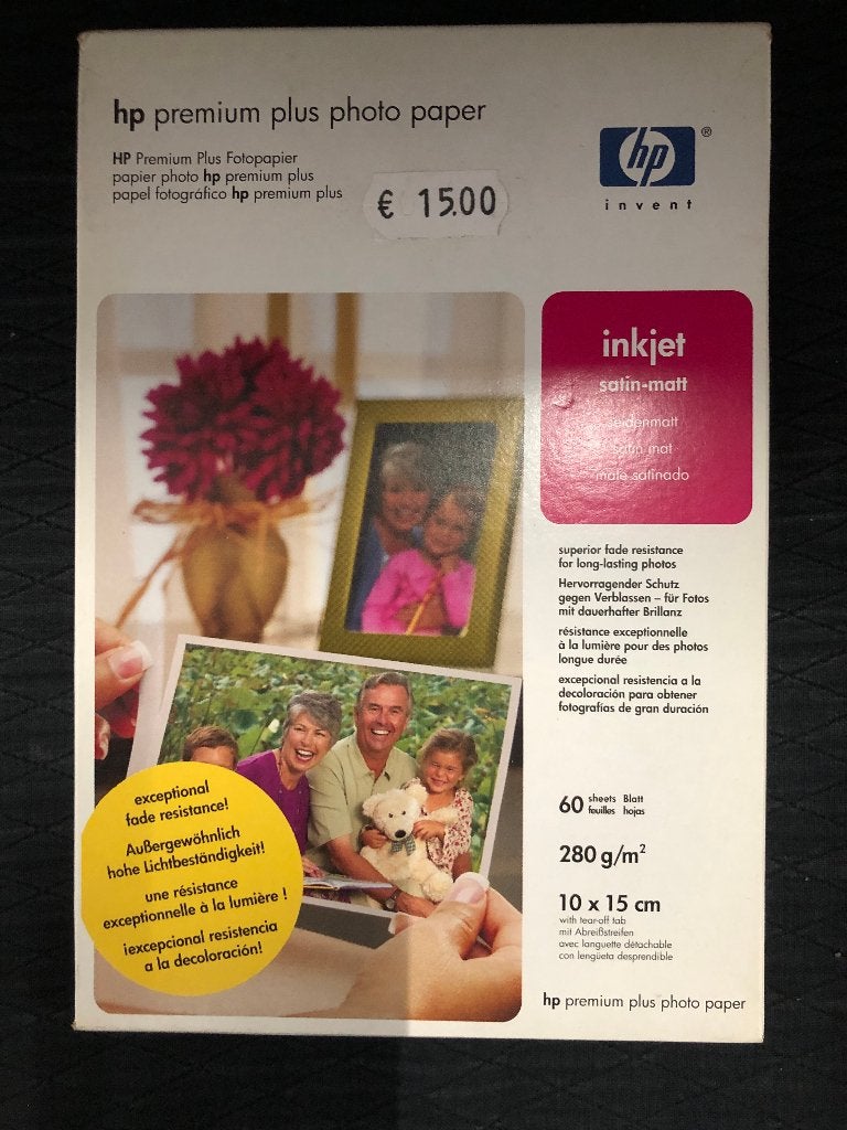 HP fotopapier 280 grams, Nieuw, Glanzend, Ophalen of Verzenden, HP