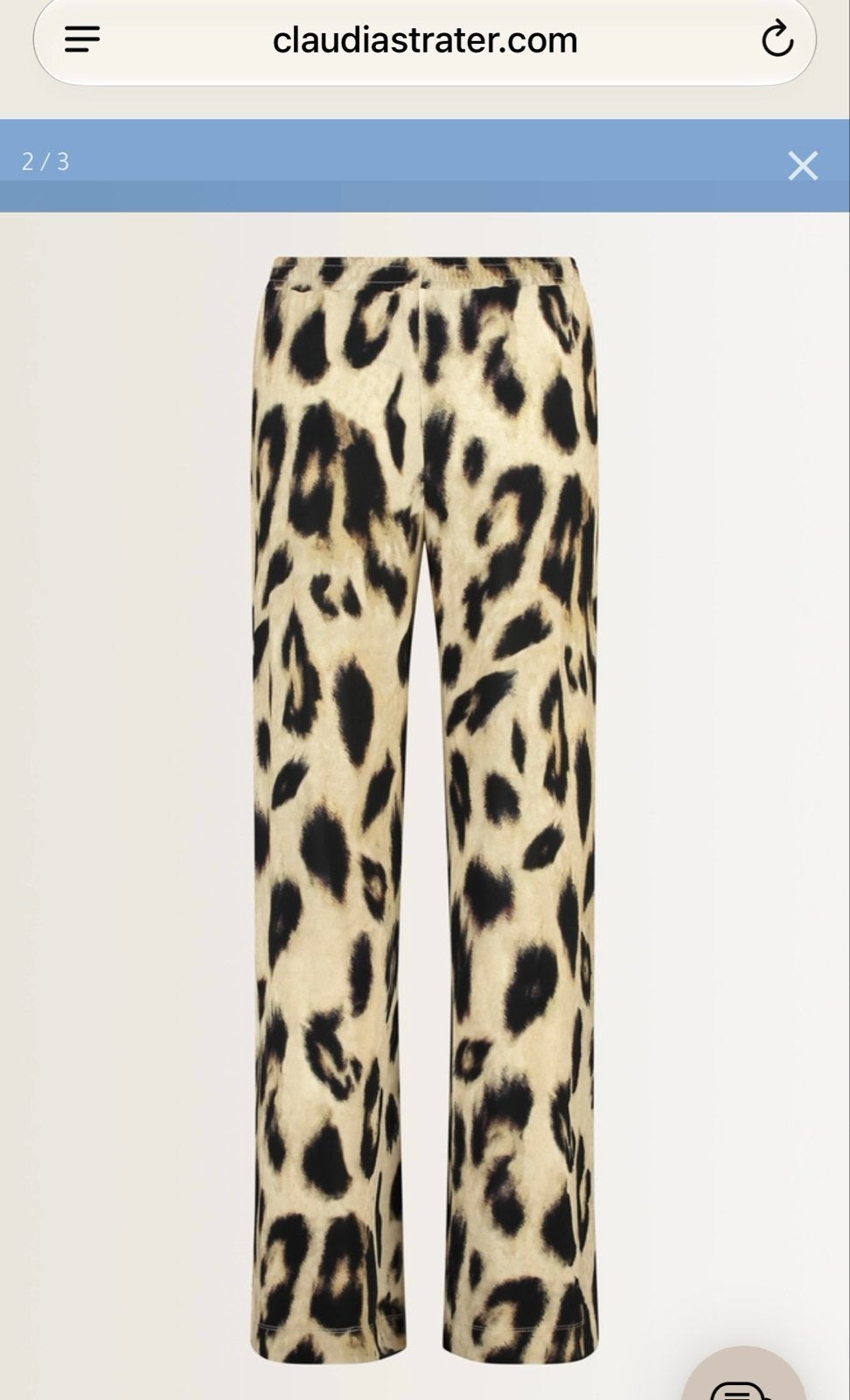 Claudia Sträter pull-on pantalon luipaardprint maat 44, Ophalen of Verzenden, Zo goed als nieuw, Maat 42/44 (L), Beige