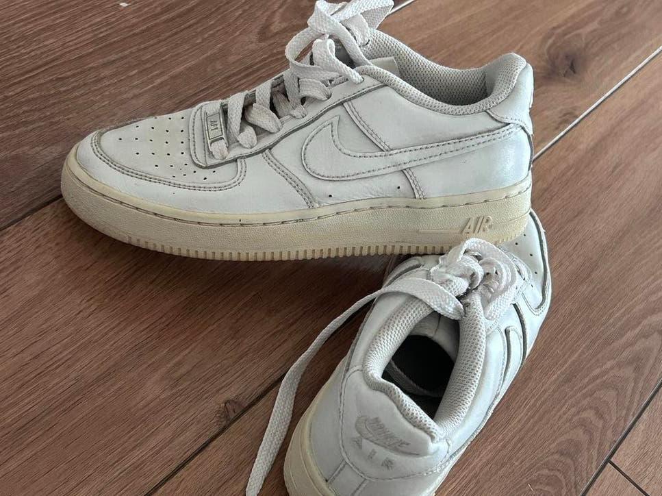 Nike gympen maat 36,5 36 1/2 airforce1 air force 1 sneakers, Ophalen, Gebruikt, Jongen of Meisje, Sportschoenen