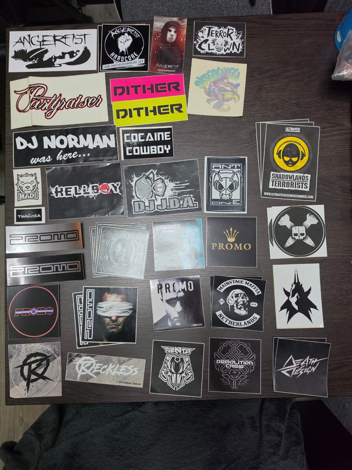 Hardcore/Early Hardcore/Terror/Frenchcore Stickerpakket, Ophalen of Verzenden, Zo goed als nieuw, Overige typen