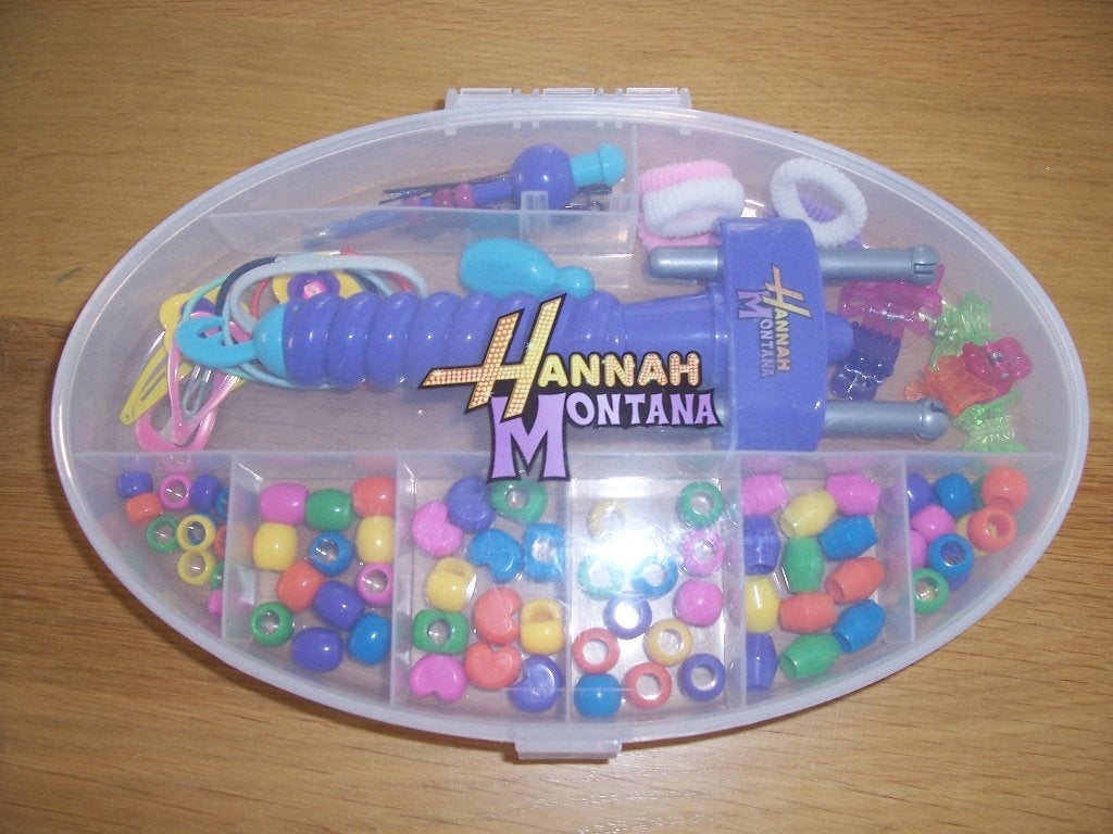 hannah montana haaraccessoire, vlechten met kralen, Ophalen of Verzenden, Gebruikt, Overige typen