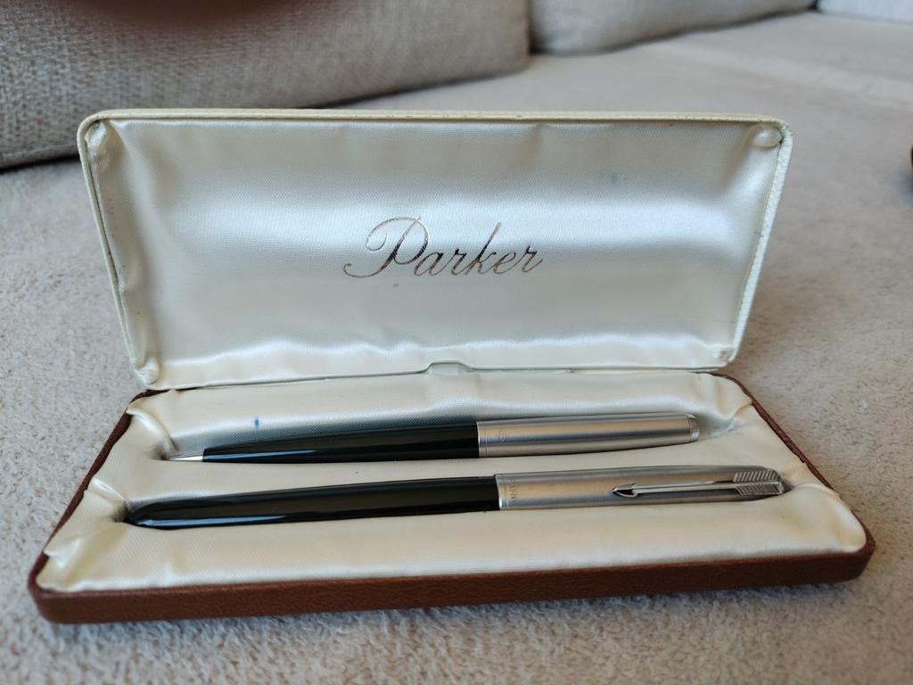 Set Parker pennen nr 51, Diversen, Schrijfwaren, Ophalen