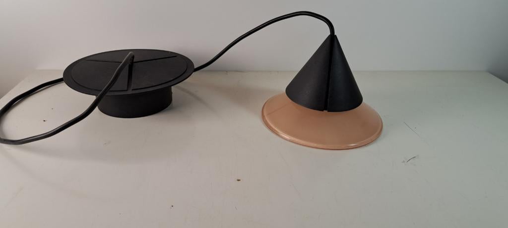 2x Lucitalia West hanglampen - Kunststof en glas, Ophalen of Verzenden, Zo goed als nieuw, Glas