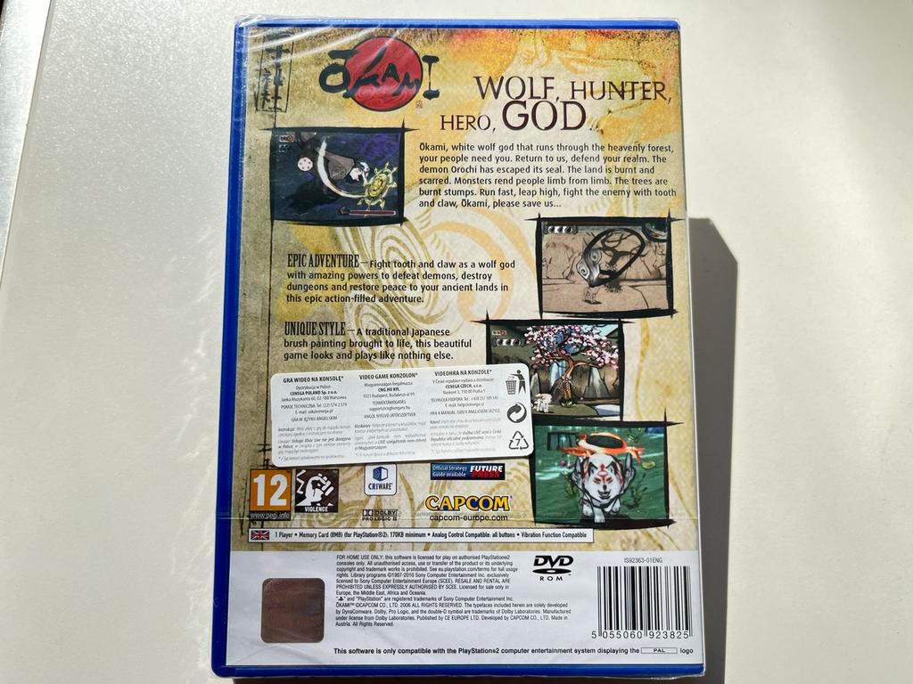 Okami PlayStation 2 nieuw geseald, Avontuur en Actie, Gebruikt, T, Ophalen of Verzenden