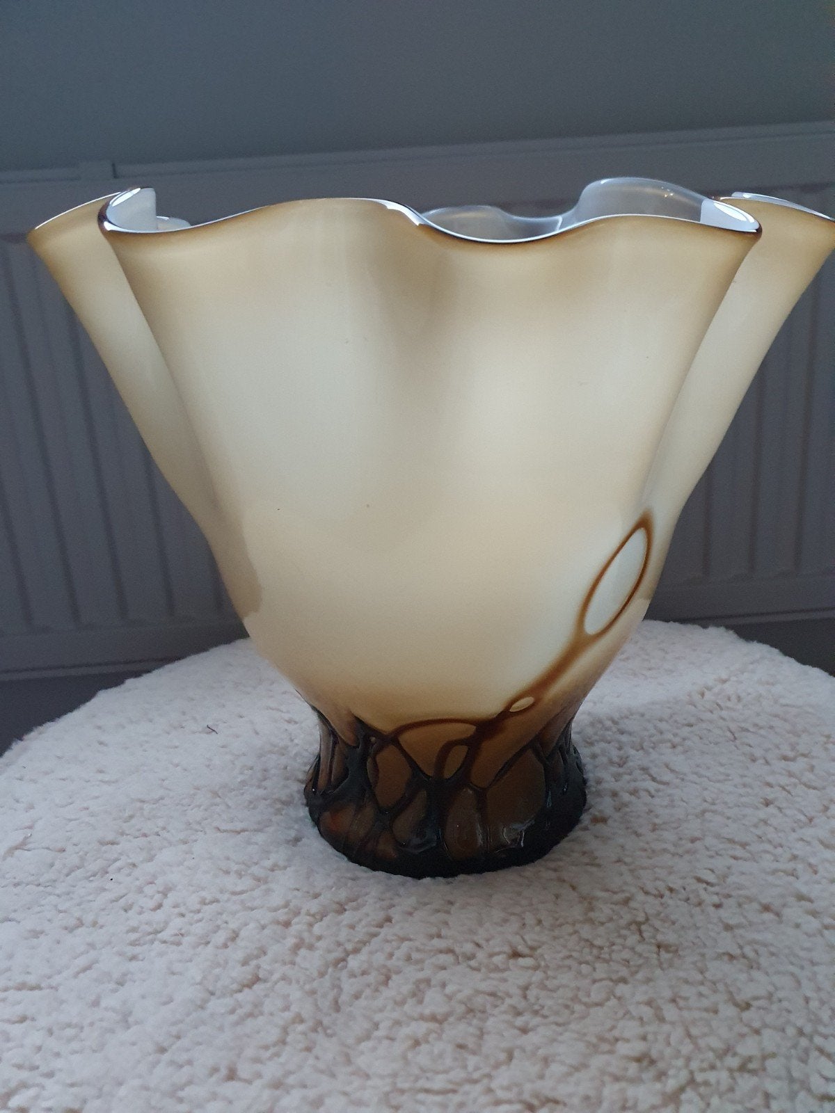 DESIGN GLAZEN VAAS, Ophalen, Overige kleuren, Glas, Minder dan 50 cm