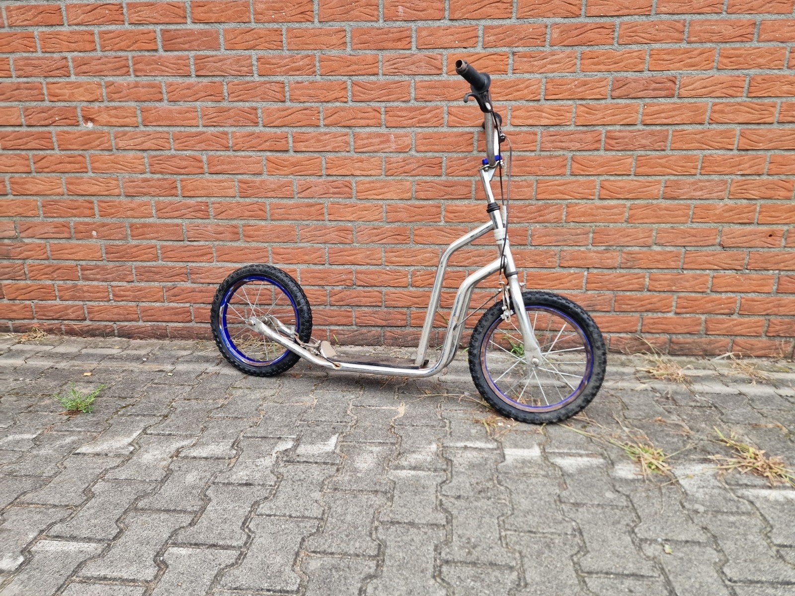 Stevige step met grote wielen - ideaal voor avontuur, Fietsen en Brommers, Steps, Ophalen of Verzenden, Gebruikt, Gewone step