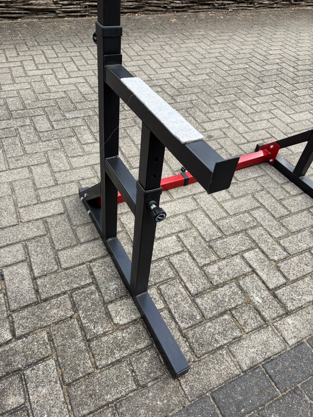 Multi squat rek verstelbaar voor dip , squat en bankdrukken, Ophalen, Bankdruk, Zo goed als nieuw, Fitnessbank