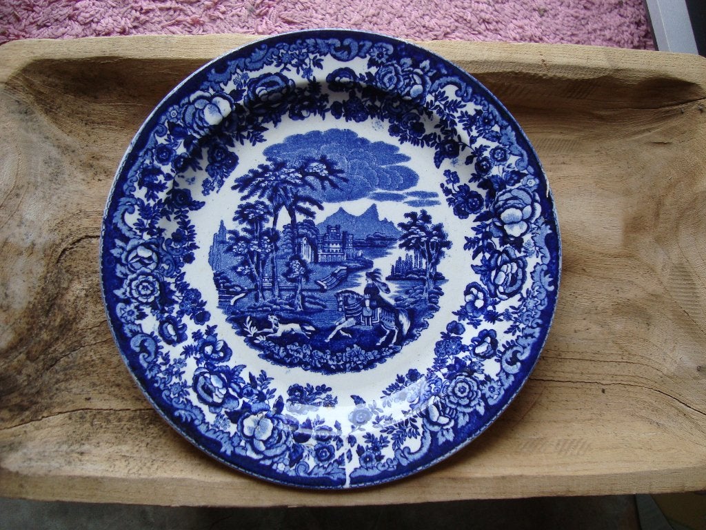 Mooi blauw bord, Ophalen of Verzenden, Nieuw, Wandbord of Wandpaneel