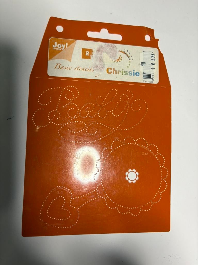 Chrissie borduur stencil baby, Ophalen of Verzenden, Zo goed als nieuw, Kind, Pons of Mal