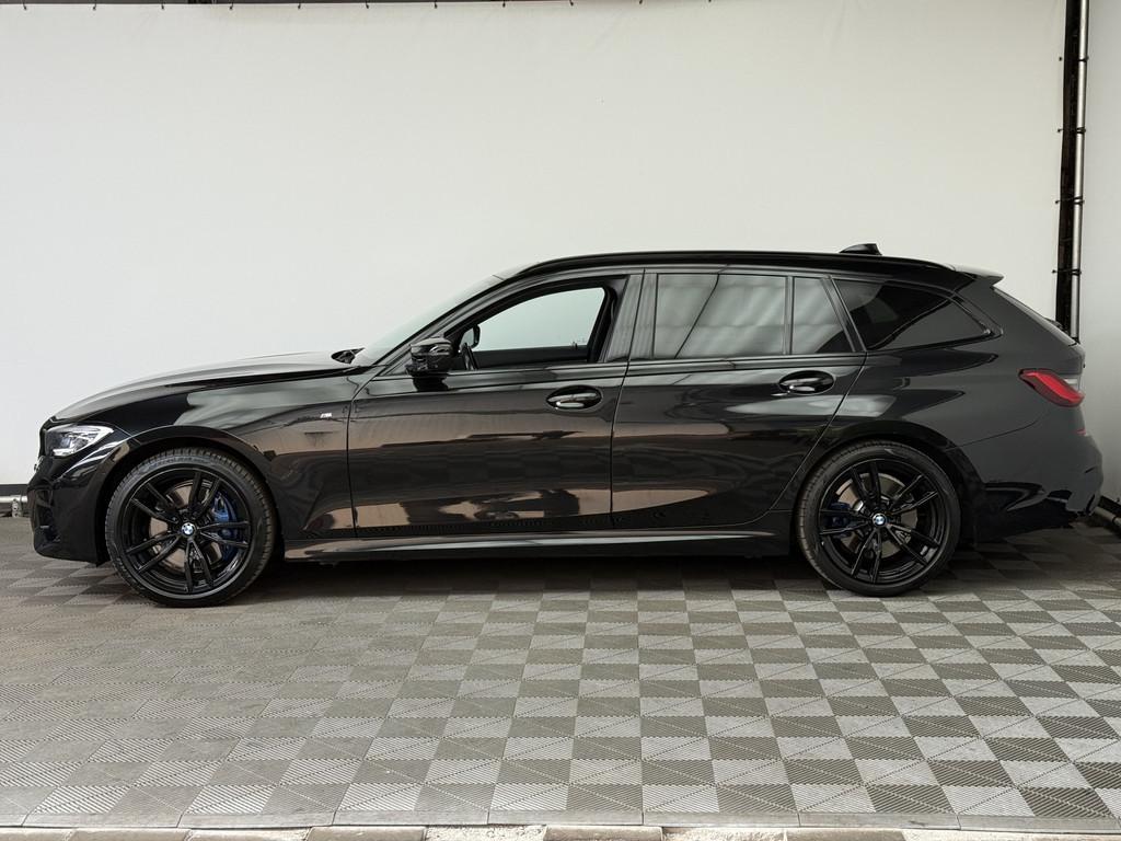 BMW 3 Serie Touring M340i xDrive High Executive Zeer Complet, Auto's, BMW, 1780 kg, Met garantie (alle), Zwart, Leder