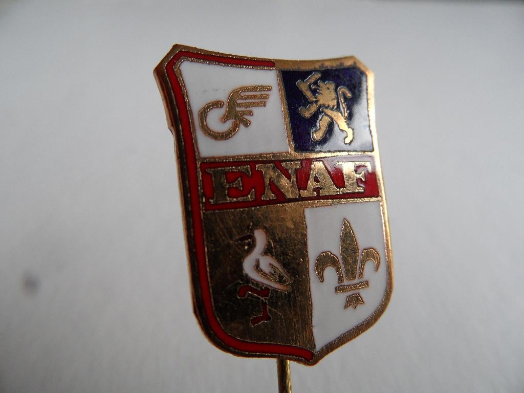 E.N.A.F. Solex bromfiets speld, geëmailleerd, Verzenden, Gebruikt, Merk, Speldje of Pin