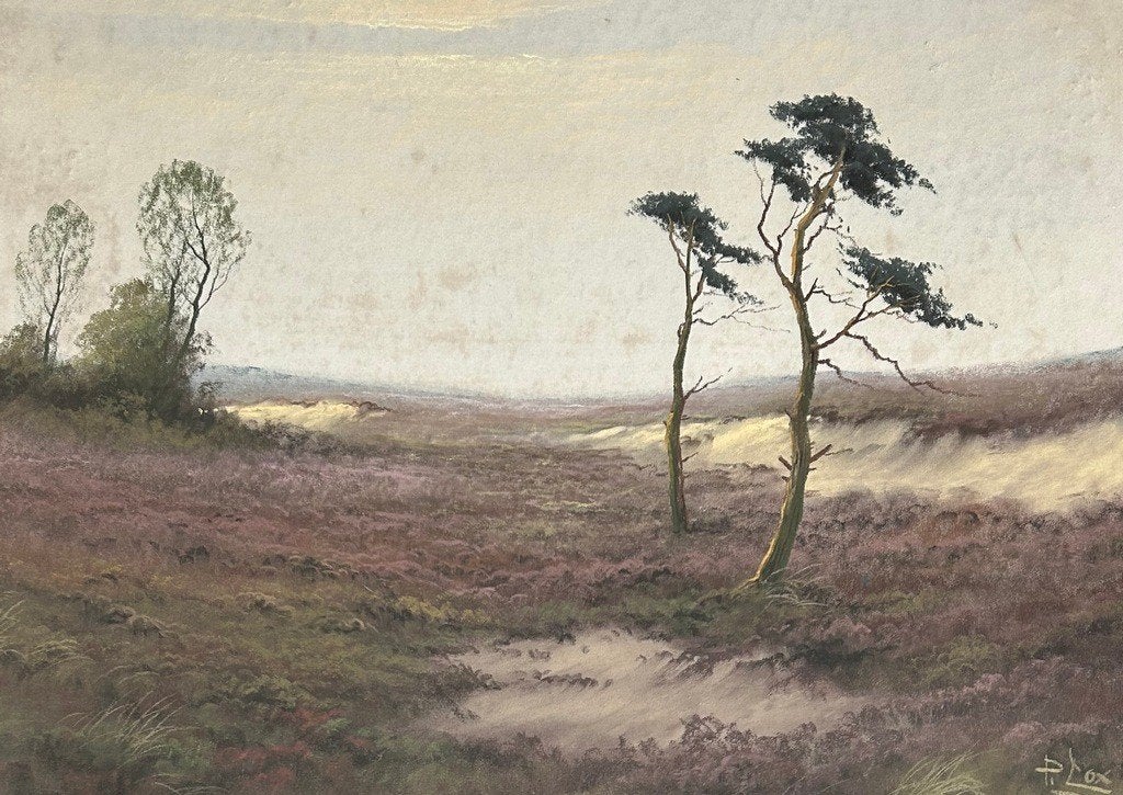 Pasteltekening Peter Cox (1912-1985), Antiek en Kunst, Ophalen