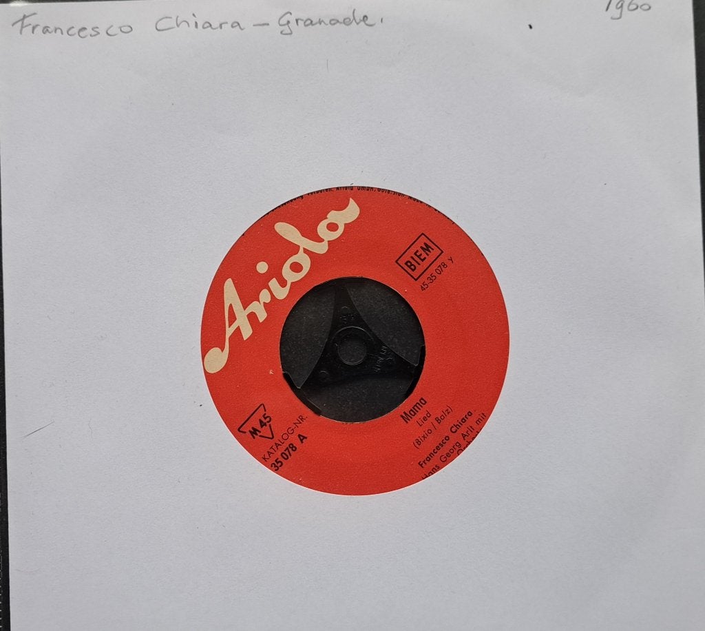 Francesco Chiara - Granada / Mama, Ophalen of Verzenden, Zo goed als nieuw, Nederlandstalig