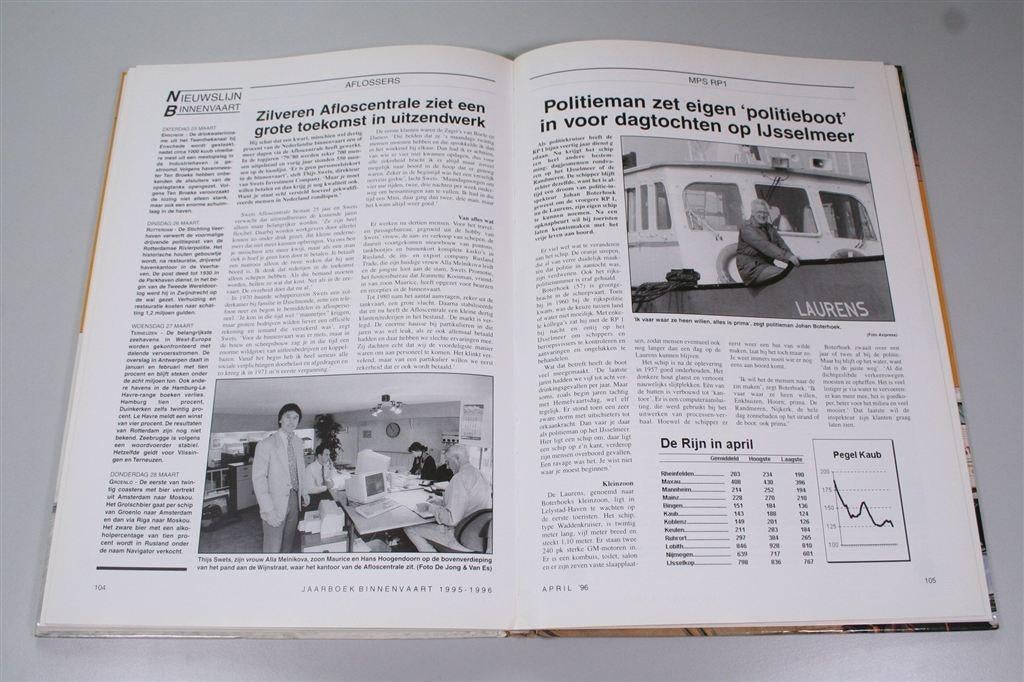 Jaarboek binnenvaart 1996 — Rijk geïllustreerd Boek, Verzamelen, Scheepvaart, N.v.t., N.v.t., Ophalen of Verzenden, Zo goed als nieuw