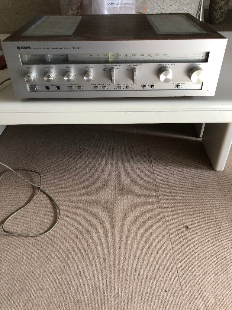 Yamaha - CR-820 Natural Sound AM/FM Solid state stereo, Gebruikt, Yamaha, Ophalen of Verzenden, 120 watt of meer