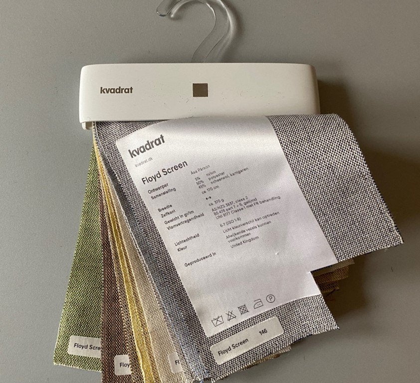 Kvadrat Floyd meubelstof stalenboeken 2x; NU 25€ tesamen, Wol, Meerkleurig, Nieuw, Ophalen of Verzenden