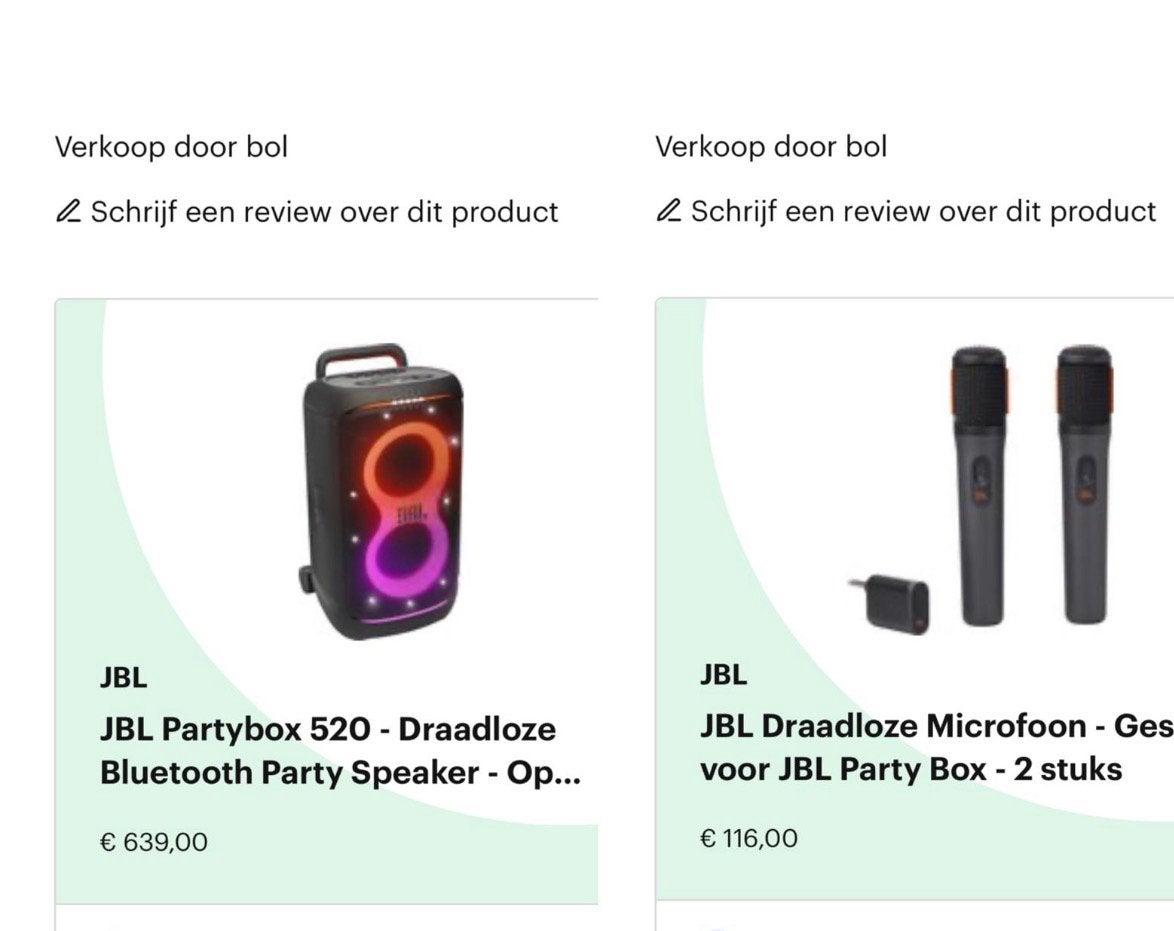 JBL Partybox 520 oploper jbl 310/320 Party Speaker 1mnd oud, Ophalen, JBL, Party speaker, Zo goed als nieuw