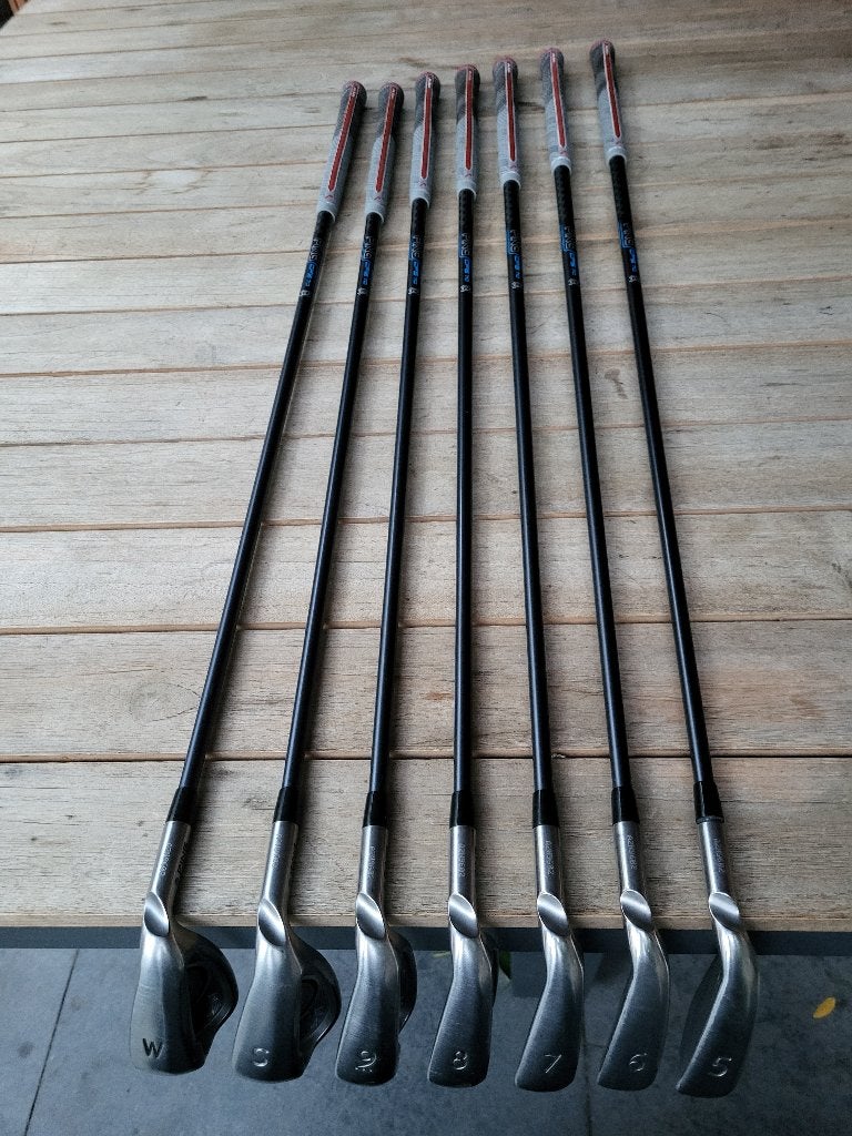 PING G ijzerset 5–SW | Graphite Regular | Blue Dot | 7 clubs, Ophalen, Gebruikt, Set, Ping