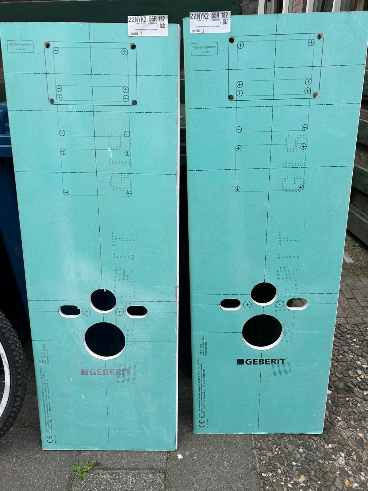 Geberit gipskartonplaat toilet, Ophalen, Zo goed als nieuw, Toilet