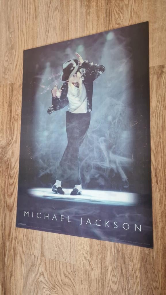 Michael Jackson 3D poster Billie Jean - Collector item, Verzenden, Gebruikt