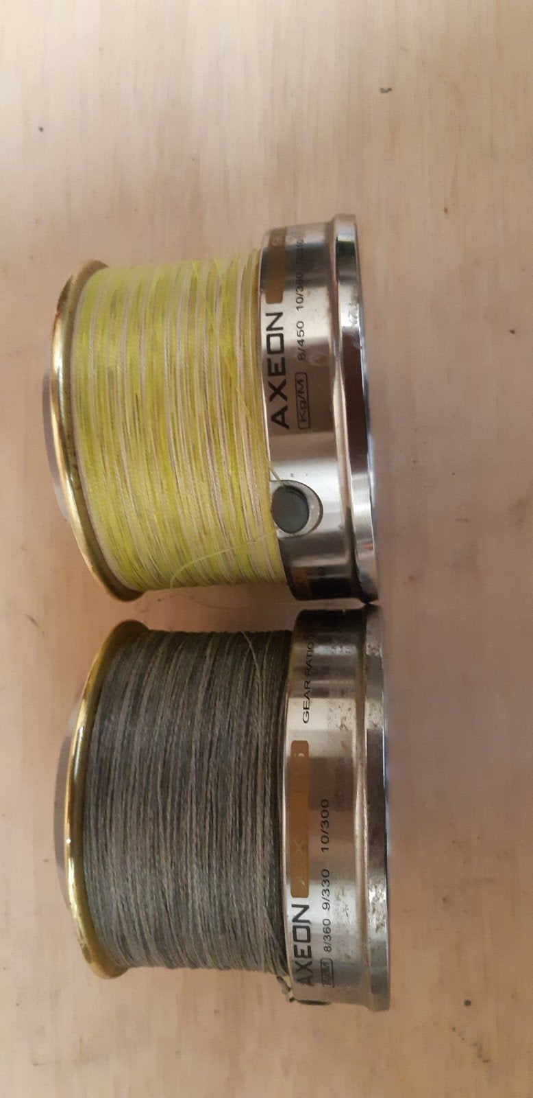 Okuma Axeon Molenspoelen (2 stuks), Ophalen, Molen