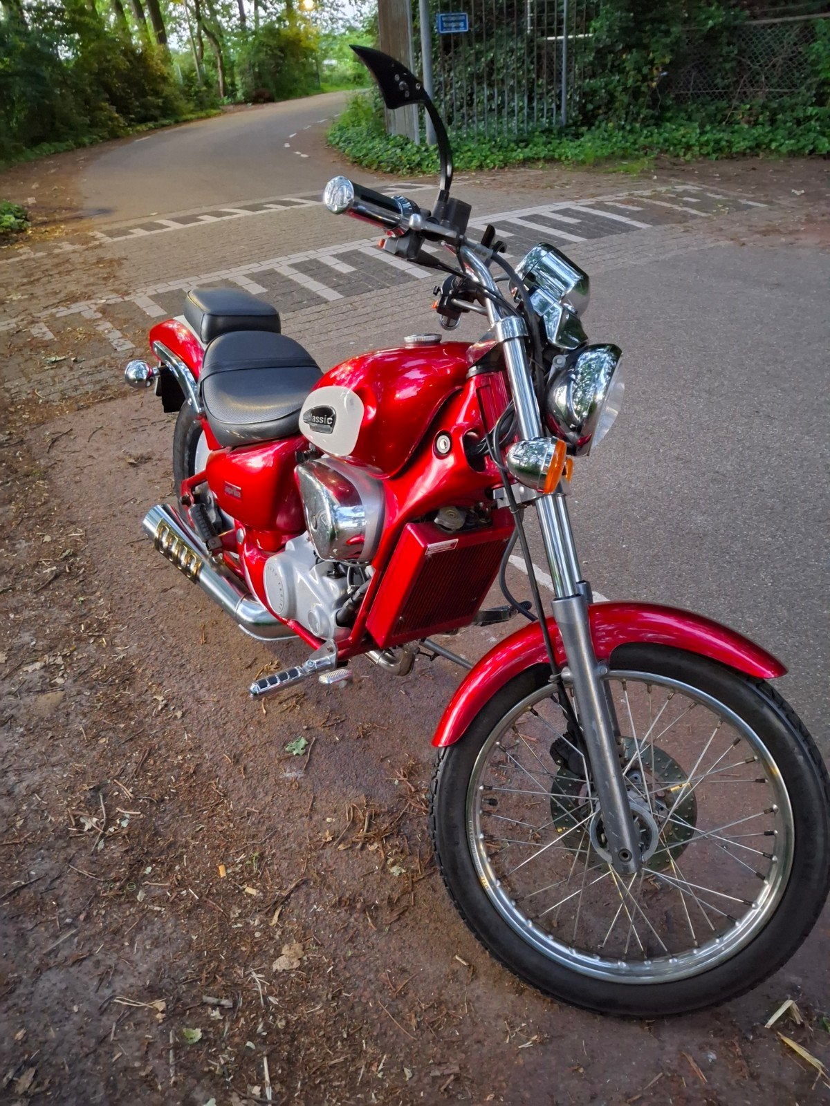 Aprilia Classic 50 - Unieke Chopperstijl Brommer, Fietsen en Brommers, Brommers | Oldtimers, Overige merken, Maximaal 45 km/u