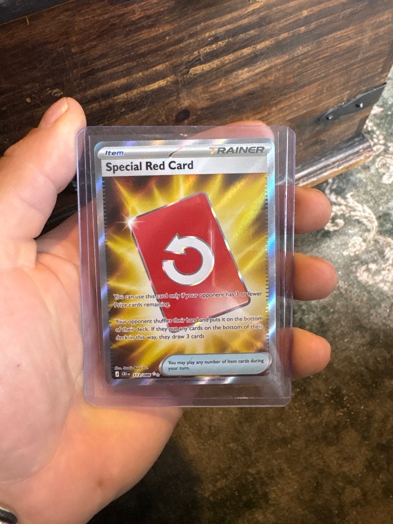 Special red card 113/086, Ophalen