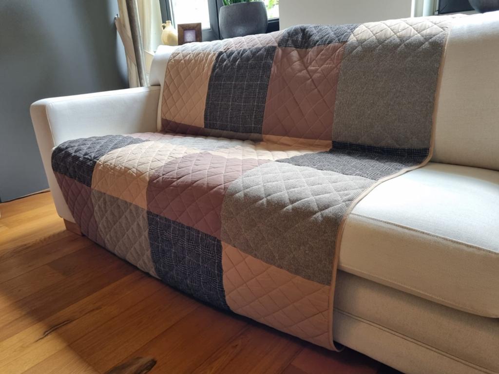 Riviera Maison Plaid - Patchwork Design 130x180 cm, Ophalen of Verzenden, Zo goed als nieuw