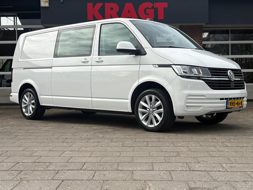 Volkswagen Transporter 2.0 TDI L2H1|NAP|DUBBELCABINE|airco|c, Voorwielaandrijving, Gebruikt, 4 cilinders, Wit