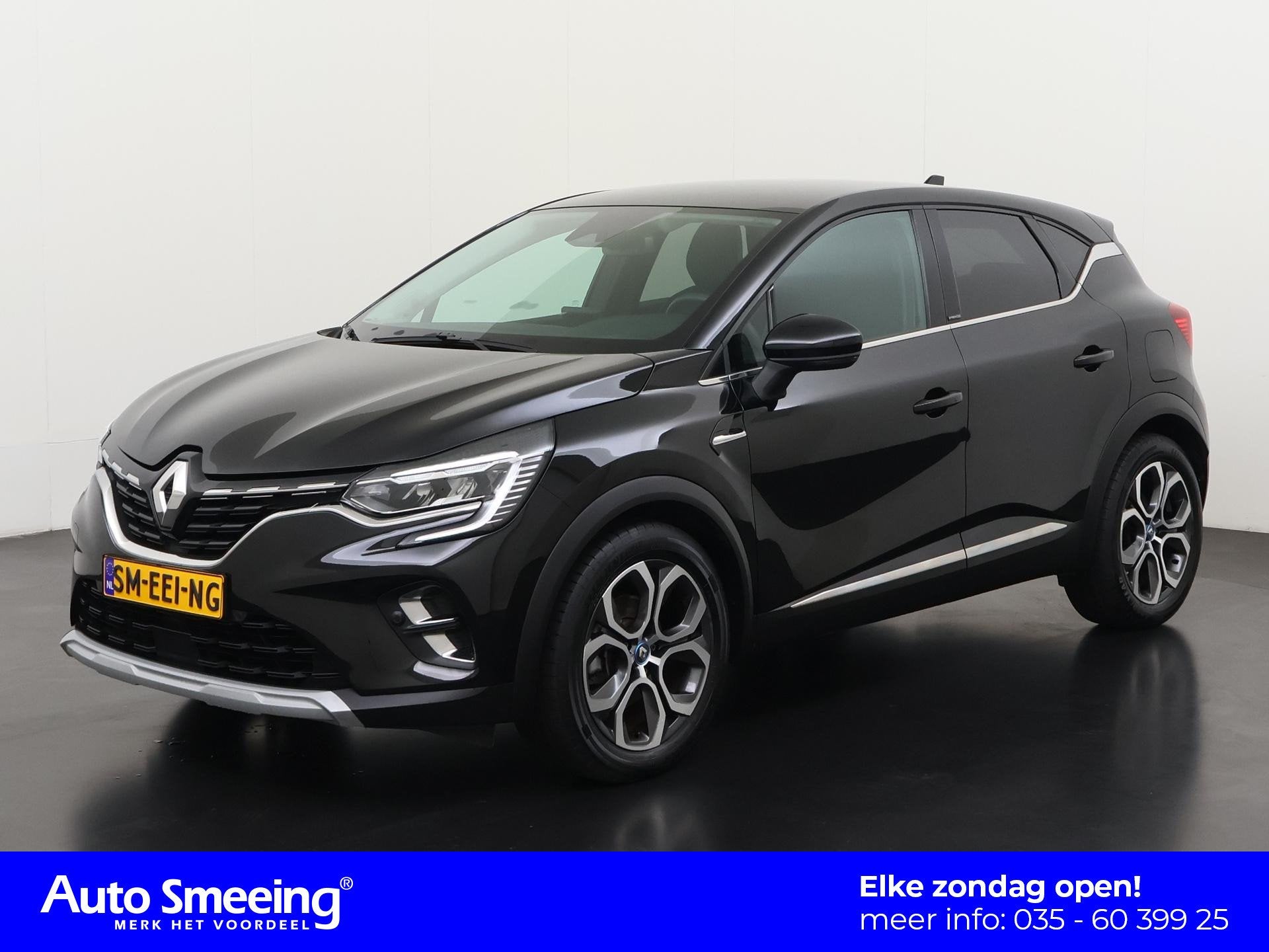 Renault Captur 1.6 E-Tech Plug-in Hybrid 160 Intens | Camera, Auto's, Renault, Gebruikt, 4 cilinders, Leder en Stof, Plug-in hybride