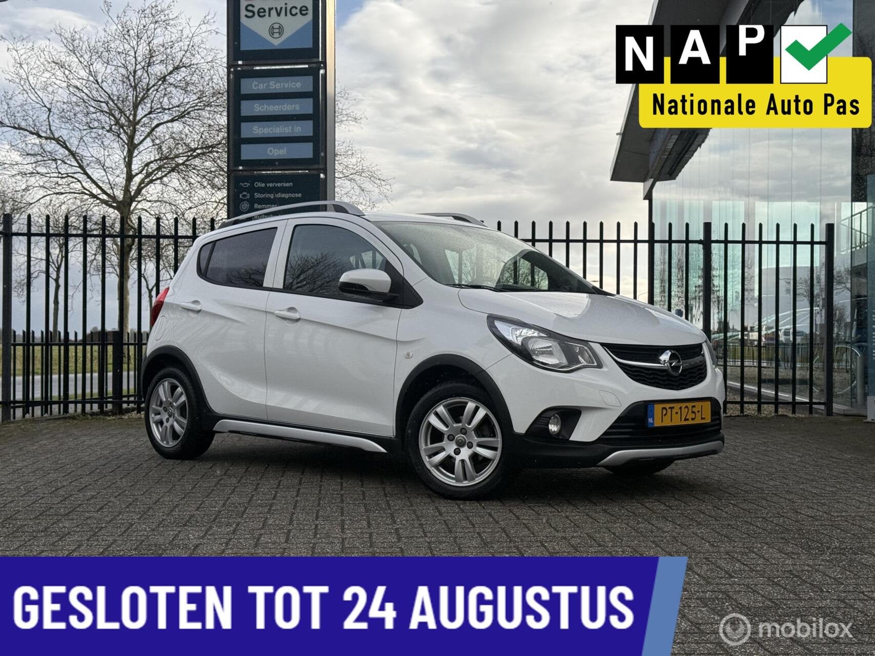 Opel KARL 1.0 Rocks | Parkeersensoren | Carplay | LED|Cruise, Auto's, Voorwielaandrijving, 839 kg, Gebruikt, Met garantie (alle)
