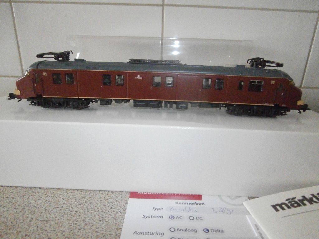 Marklin Motorpost BRUIN Delta DIGITAAL 33891, Wisselstroom, Locomotief, Ophalen of Verzenden, Märklin