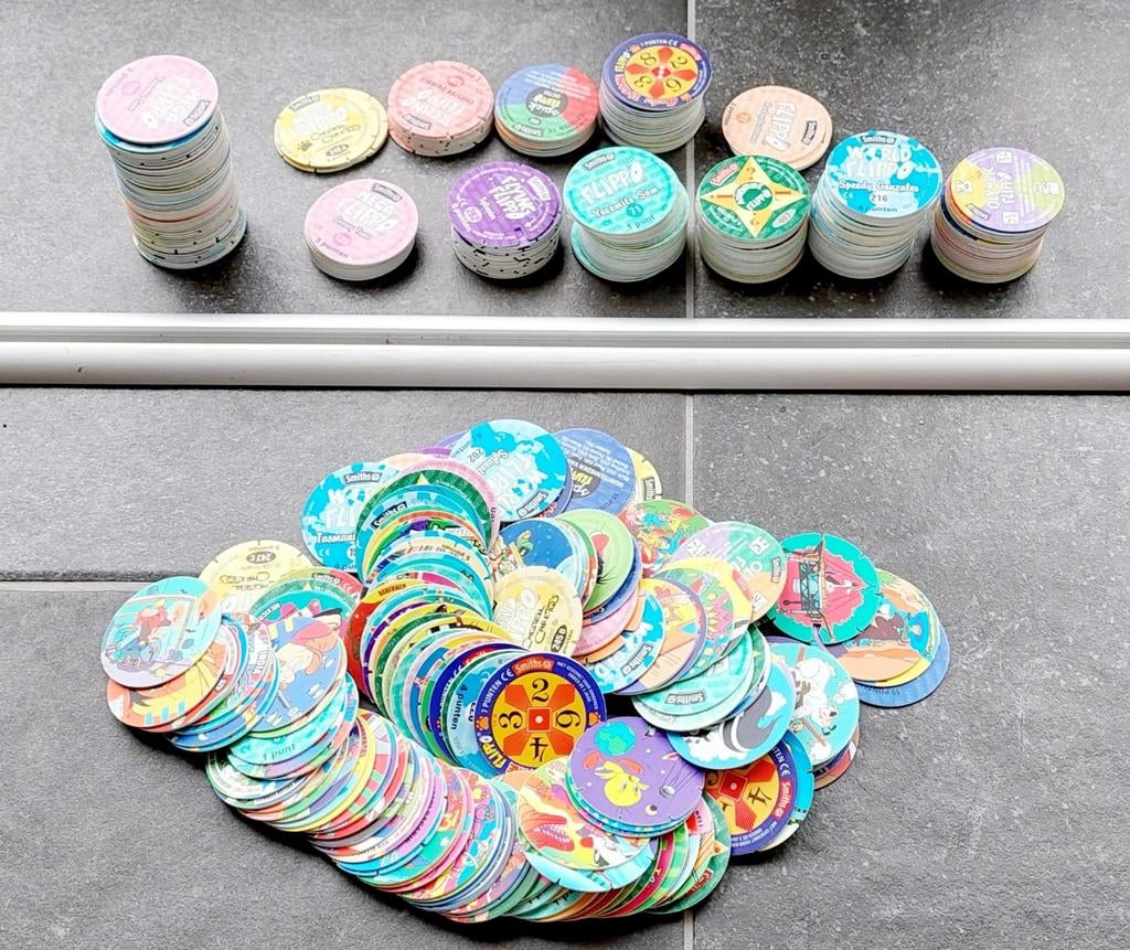 Flippo's (bladen, losse flippo's en jokers), Verzamelen, Flippo's, Ophalen of Verzenden, Spiek, Verzameling, Met verzamelmap(pen)