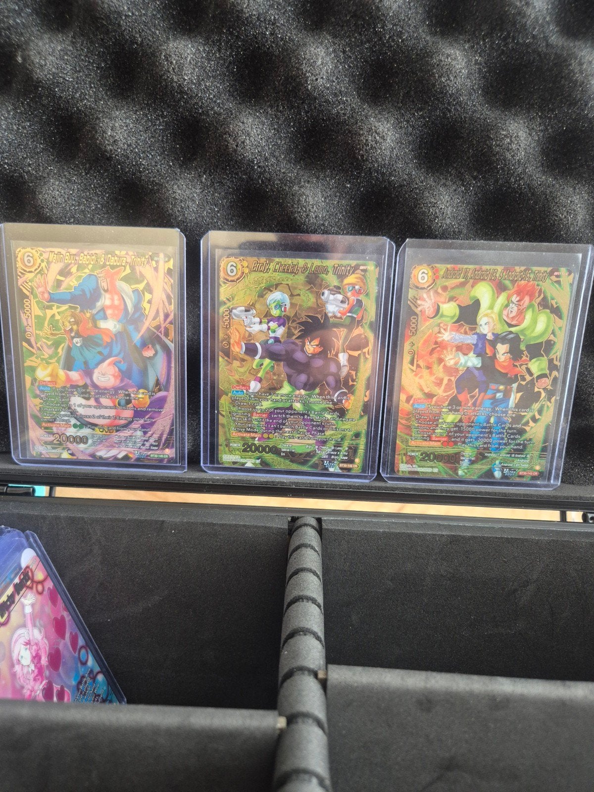 Dragonball Super Card Game - 3 Zeldzame Kaarten, Ophalen, Zo goed als nieuw, Meerdere kaarten, Foil