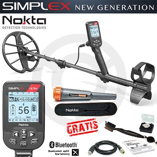 DTECTOR PLAZA Nokta Simplex Ultra GRATIS Pinpointer twv €119, Overige merken, Meer dan 30 cm, Nieuw, Ophalen of Verzenden