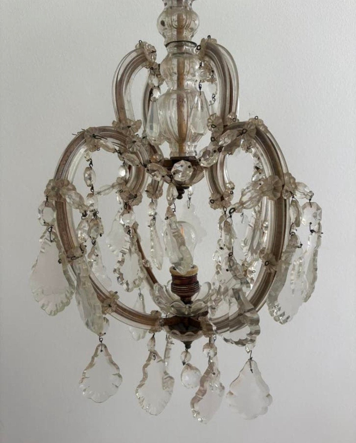 Hele mooie oude antieken lamp, Ophalen, Zo goed als nieuw