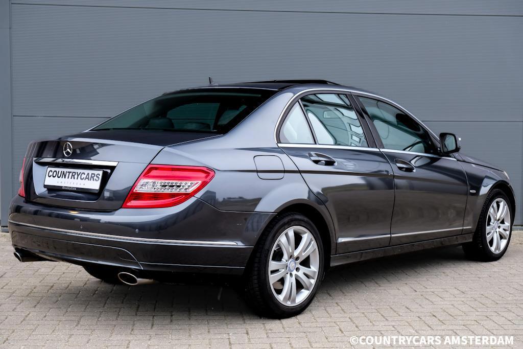 Mercedes-Benz C-klasse 280 | Schuifdak | Bi-Xenon | Cruise |, Achterwielaandrijving, Zwart, Leder en Stof, 2996 cc