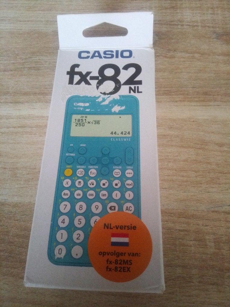 Rekenmachine Casio fx 82 nl, Diversen, Rekenmachines, Ophalen, Grafische rekenmachine, Nieuw