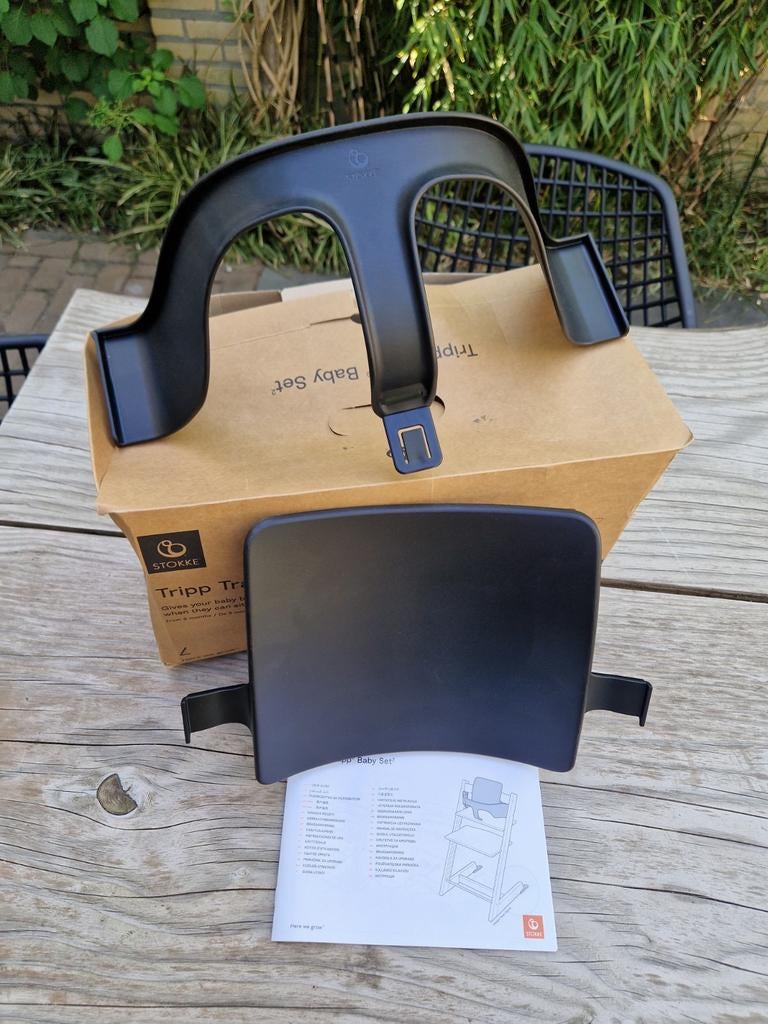 Stokke Tripp Trapp Baby Set Zwart nieuw!!, Ophalen of Verzenden, Nieuw, Meegroeistoel