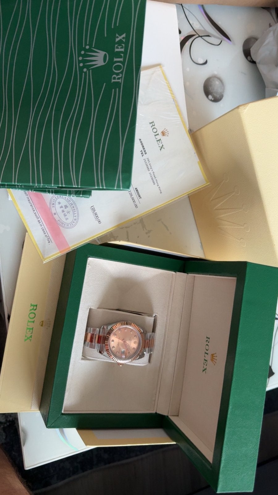 Rolex Polshorloge - Zo goed als nieuw, Sieraden, Tassen en Uiterlijk, Horloges | Dames, Ophalen, Polshorloge, Zo goed als nieuw