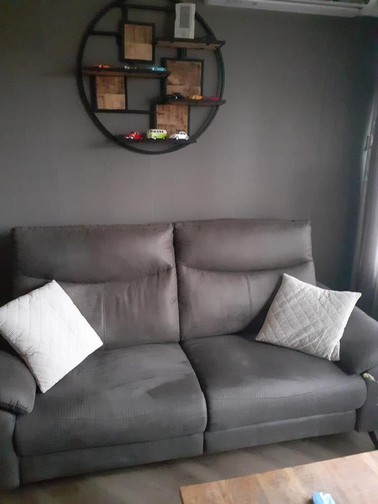 Nette bankstel met fauteuil., Huis en Inrichting, Ophalen, Gebruikt, 75 tot 100 cm