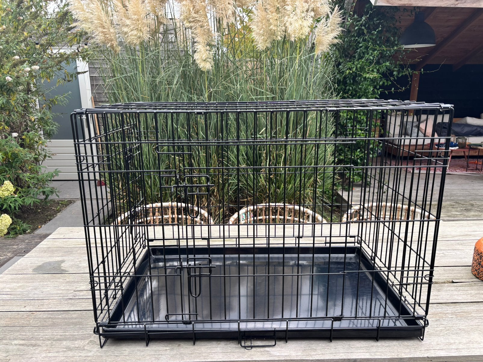 Honden bench 91x58x66, Dieren en Toebehoren, Ophalen of Verzenden, Zo goed als nieuw, 75 tot 110 cm, 65 tot 100 cm