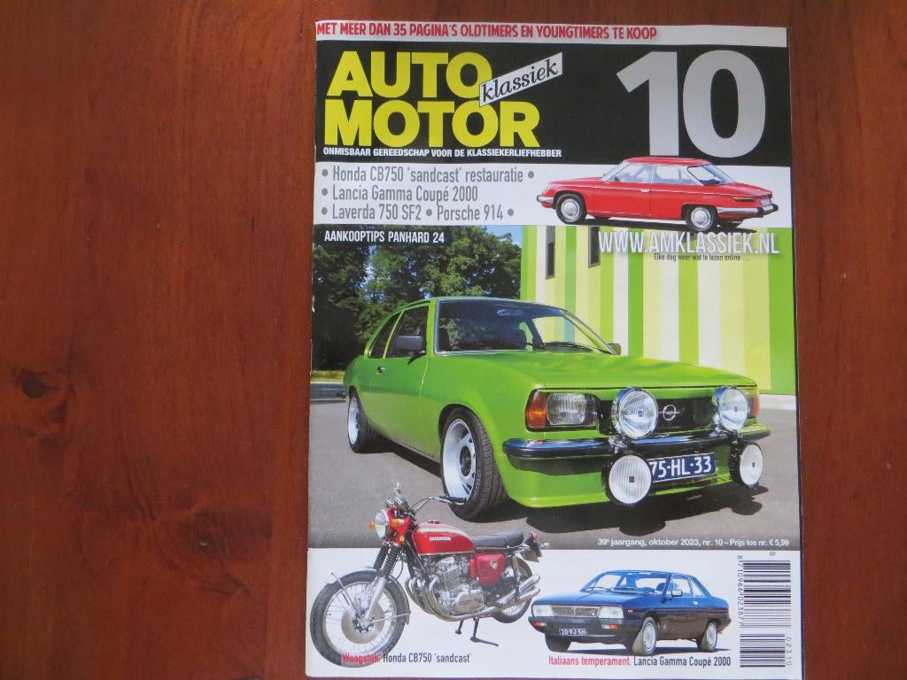 Auto Motor Klassiek 10 2023 Lancia gamma Coupé 2000, Panhard, Ophalen of Verzenden, Nieuw, Porsche