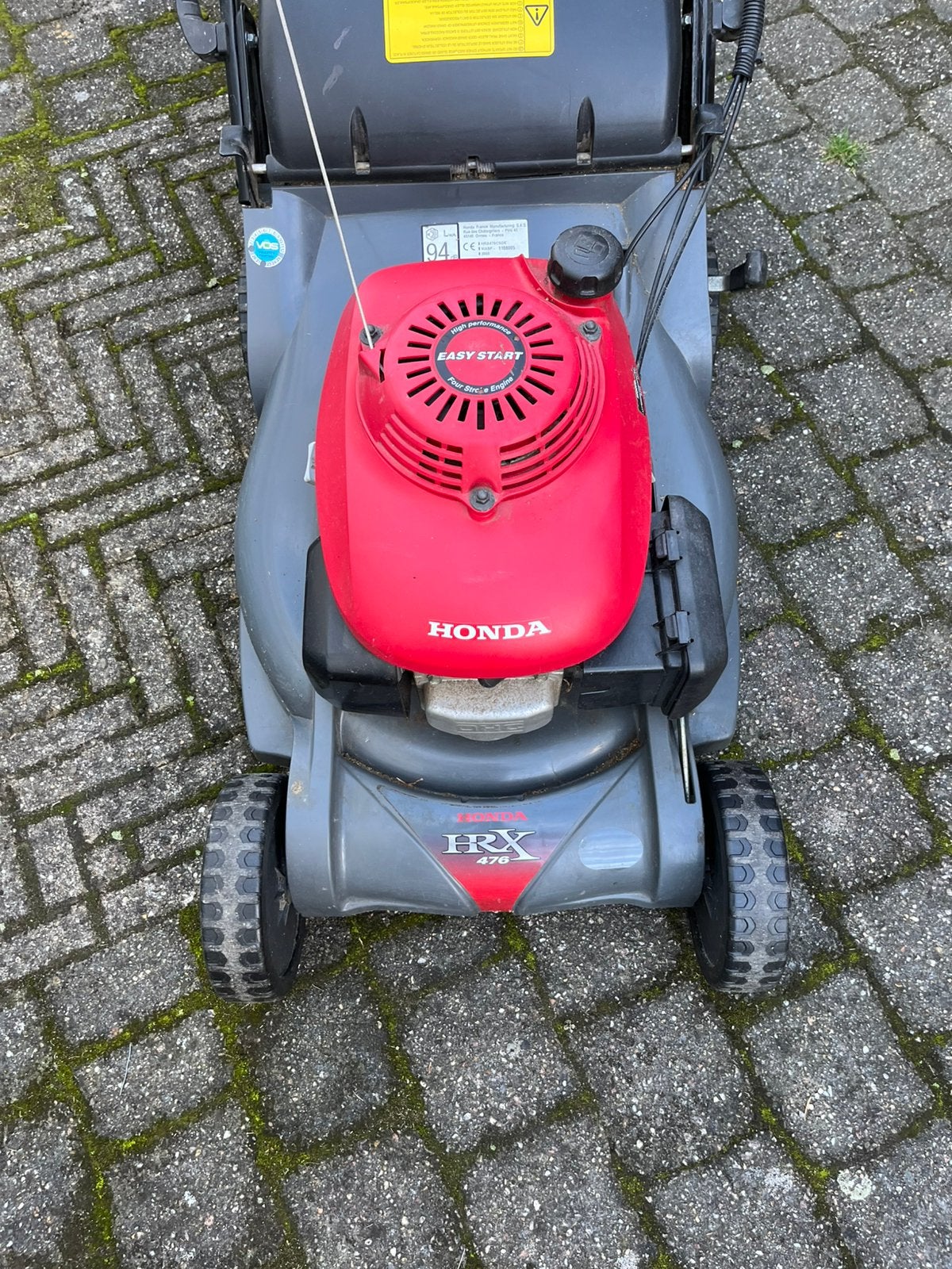 Honda 476 HRX in nieuwstaat  175,00 euro., Tuin en Terras, Ophalen, Cirkelmaaier, Honda, Versnellingen