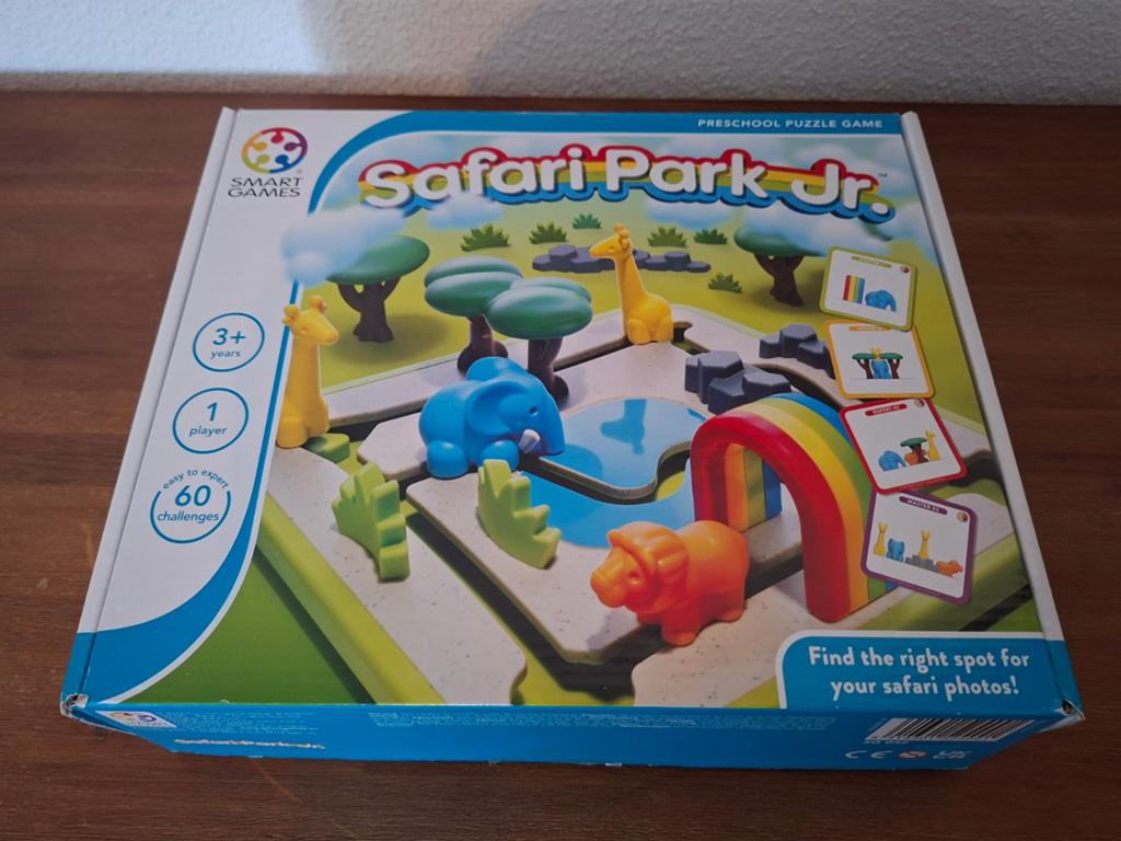 Smart Games: Safari Park jr. Spel, Hobby en Vrije tijd, Gezelschapsspellen | Bordspellen, Ophalen of Verzenden, Zo goed als nieuw