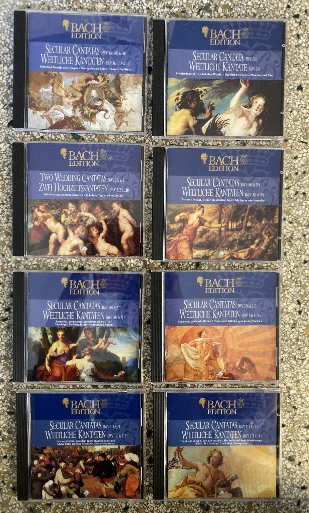 Bach Edition Cantatas 8 CD's nieuw nrs 1 t/m 8, Ophalen of Verzenden, Barok, Zo goed als nieuw, Orkest of Ballet