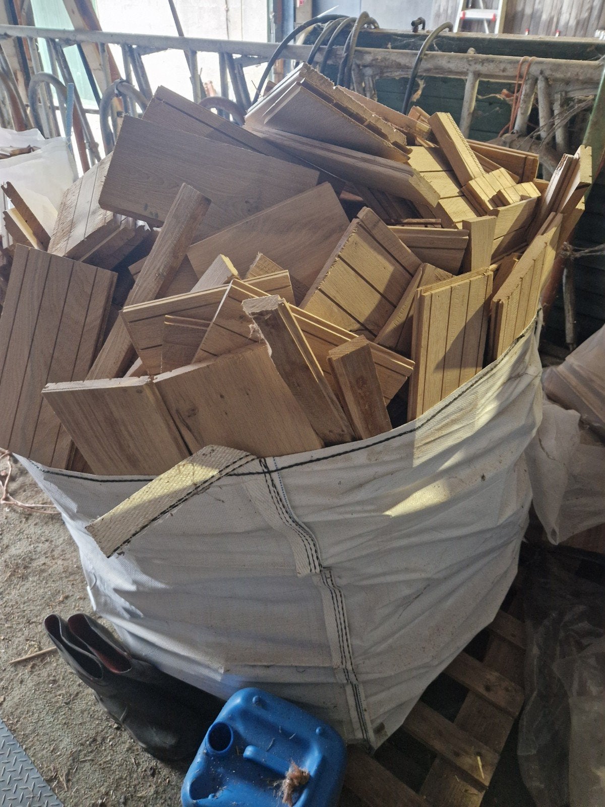 Big Bag Haardhout Eiken Stookhout DROOG, Tuin en Terras, Minder dan 3 m³, Ophalen, Eikenhout