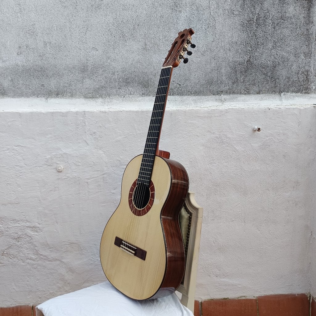 flamencogitaar "Negra" Nº74, Muziek en Instrumenten, Verzenden, Zo goed als nieuw, Klassieke of Spaanse gitaar