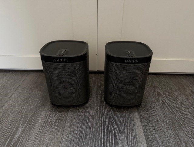 Sonos Play:1 set zwart | In absolute nieuwstaat